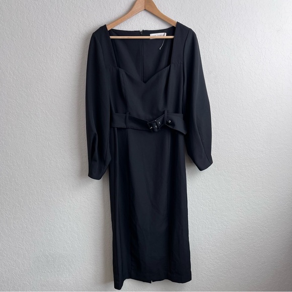 Fame And Partners The Maiden Dress Midi Sweetheart Sheath - Picture 3 of 14